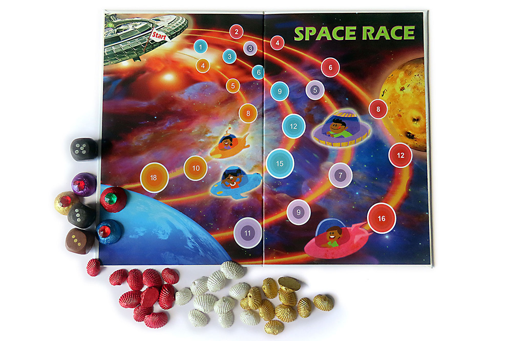 Space Race & River Bridge combo board